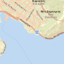 Volos Street Map