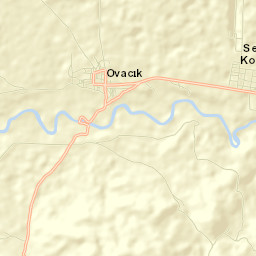 Ovacık Street Map