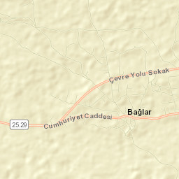 Karaçoban Street Map