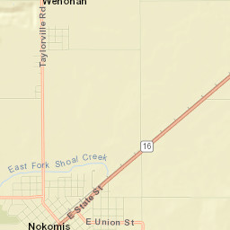 Nokomis Street Map