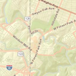 Woodlawn Street Map