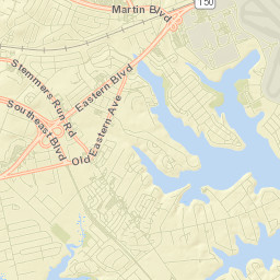 Middle River Street Map
