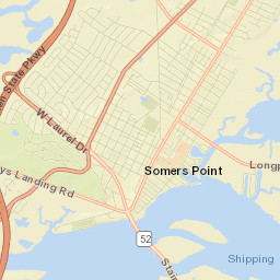 Somers Point Street Map