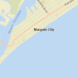 Margate City Street Map