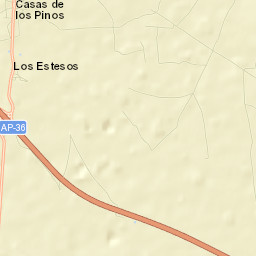 Casas de los Pinos Street Map