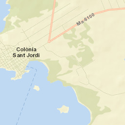 Colònia de Sant Jordi Street Map