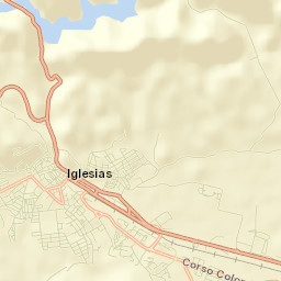 Iglesias Street Map