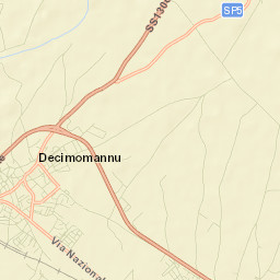 Decimomannu Street Map