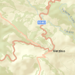 Verzino Street Map