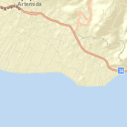 Áno Lekhónia Street Map