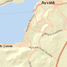 Ayvalık Street Map