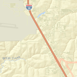 Vienna Road, Kansas City International Airport (MCI), Kansas  Street Map