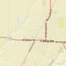 420-470 North Side Square, Carlinville, IL Street Map