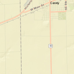 Casey Street Map