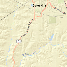 Batesville Street Map