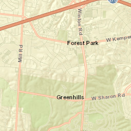 Greenhills Street Map