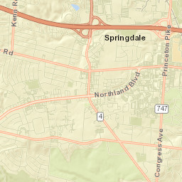 Springdale Street Map