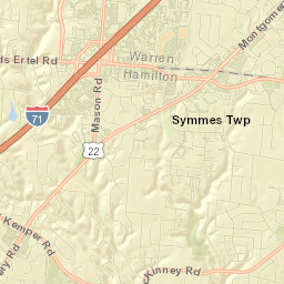 Sixteen Mile Stand Street Map