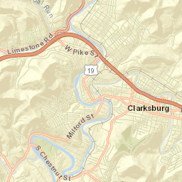 Clarksburg Street Map