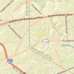 Irvington Street Map