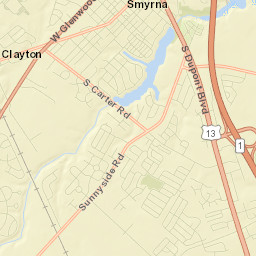 Smyrna Street Map