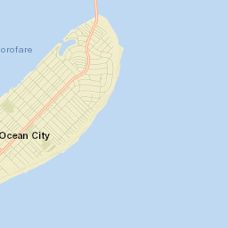 Ocean City Street Map
