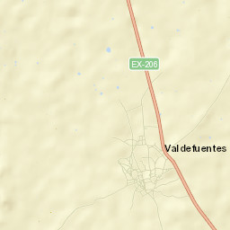 Valdefuentes Street Map