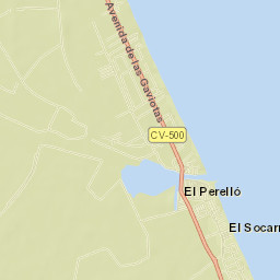 El Perelló Street Map