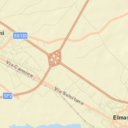 Elmas Street Map
