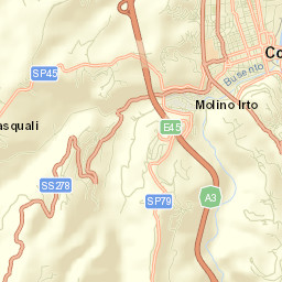 Cosenza Street Map