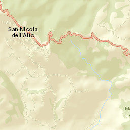 San Nicola dell'Alto Street Map