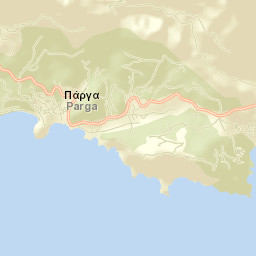 Párga Street Map