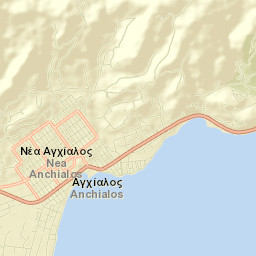 Néa Anchiálos Street Map