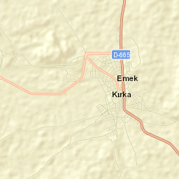 Kırka Street Map