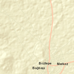 Boztepe İlçesi Street Map