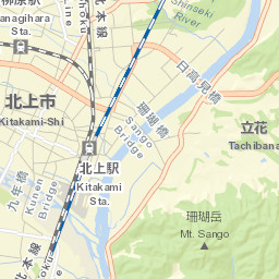 Kitakami Street Map