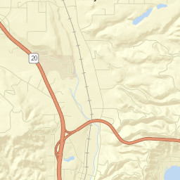 Redwood Valley Street Map