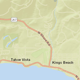 Kings Beach Street Map