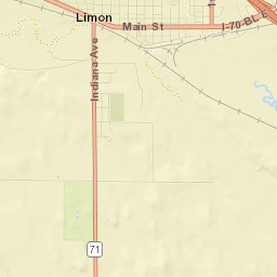 Limon Street Map