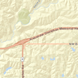 11608-12610 Northwest Barry Road, Kansas City Street Map