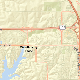 Weatherby Lake Street Map