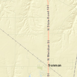 Sunman Street Map