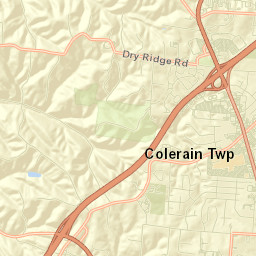 Dry Ridge Street Map