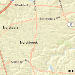 Northbrook Street Map