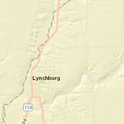 Lynchburg Street Map