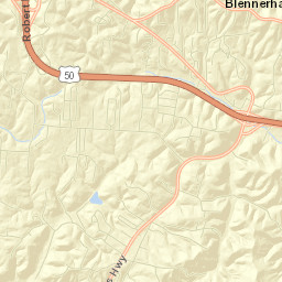 Highway 68, Washington, WV 26181, USA Street Map