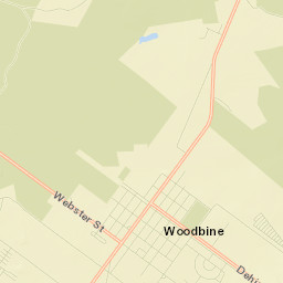Woodbine Street Map