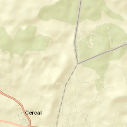 Cercal Street Map