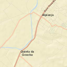 Alpiarça Street Map