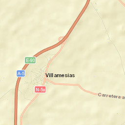 Villamesías Street Map